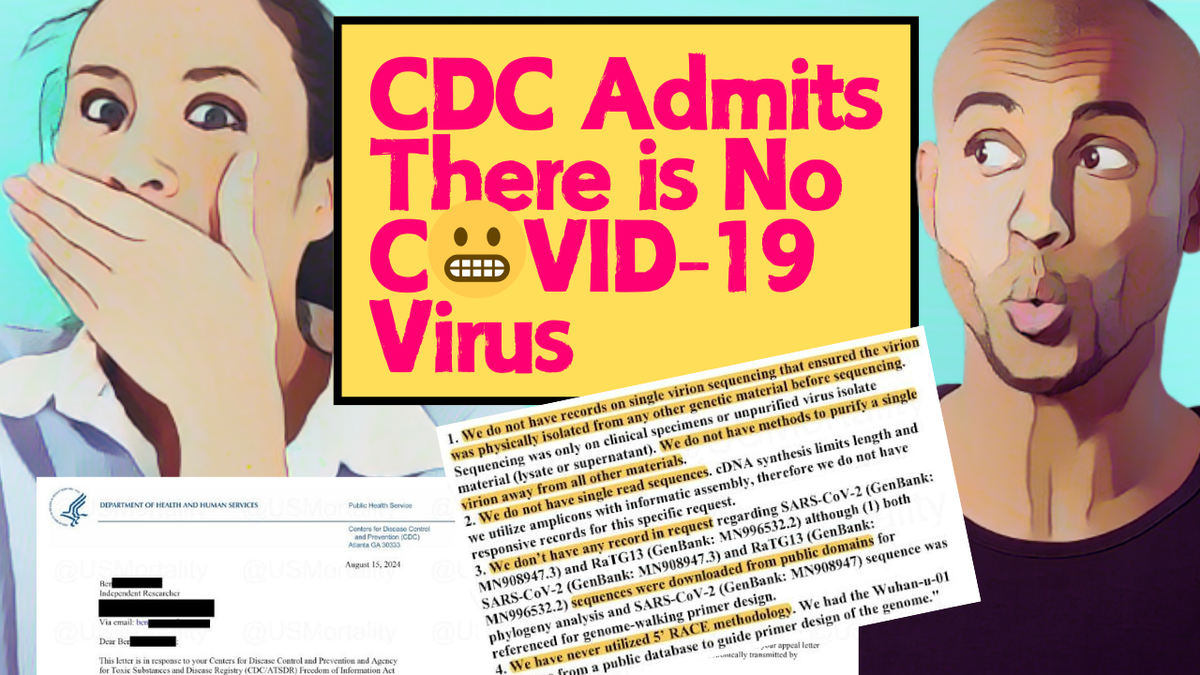 CDC Admits There is No COVID-19 Virus